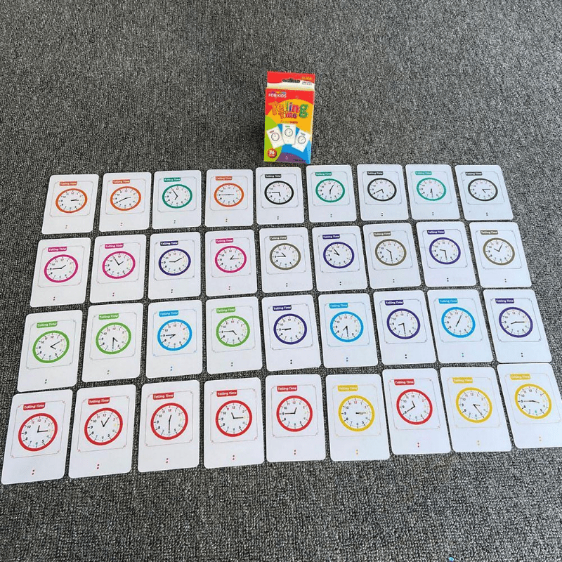 36pcs Double Sided Flash Cards for Kids' Cognitive Development
