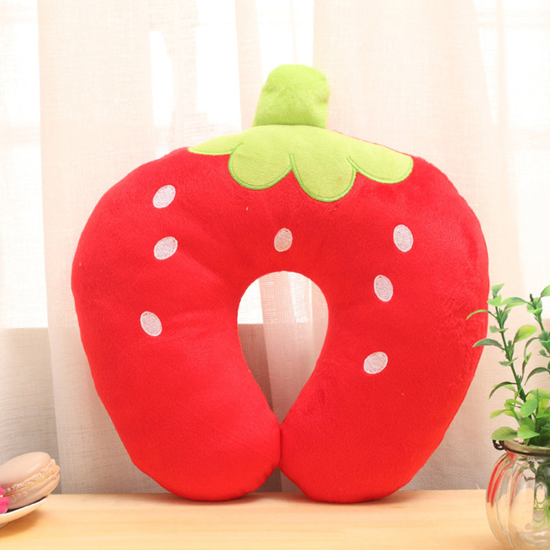 U Shape Animal Print Travel Pillow Neck Support Cushion Soft & Comfortable