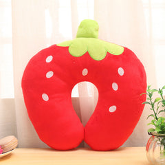 U Shape Animal Print Travel Pillow Neck Support Cushion Soft & Comfortable