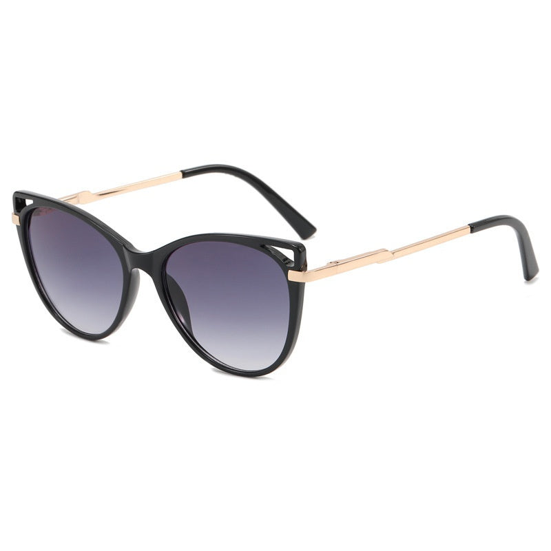 Cat Eye Sunglasses Candy Women's Metal Shades Eyewear