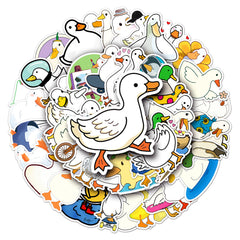 50pcs Duck Waterproof Doodle Stickers for Decor