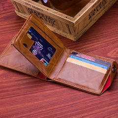Men's Magnetic Buckle Short $100 PU Leather Wallet