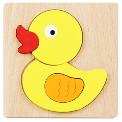 Kindergarten Children's Animal Awareness Wooden Puzzle Toy