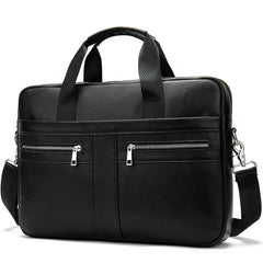 Business Men's Briefcase Leather Men's Bag Computer Bag