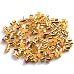 500pcs Tube Crimp End Beads Spacer for DIY Jewelry Making