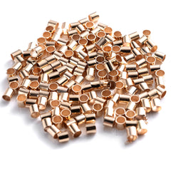 500pcs Tube Crimp End Beads Spacer for DIY Jewelry Making