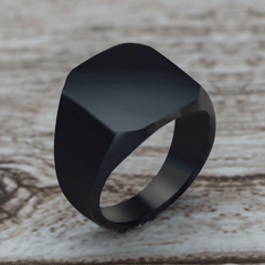 Men's Square Ring Wedding Engagement Jewelry Casual Accessories Gift