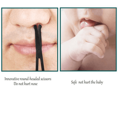 Unisex Stainless Steel Nose Hair Trimmer & Eyebrow Tool