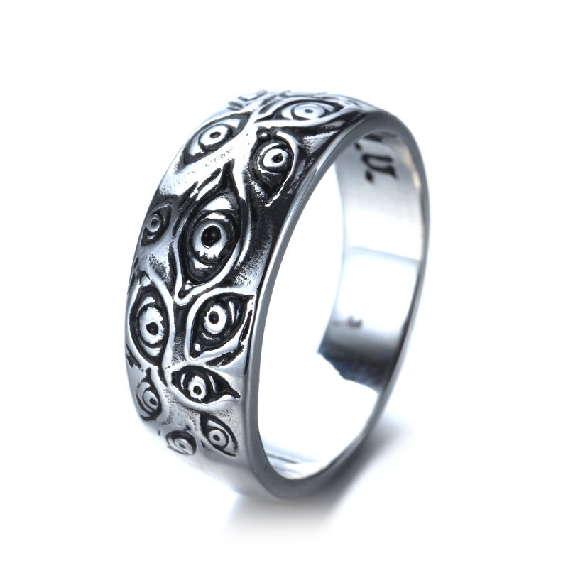 Gothic Eye Ring Hip Hop Accessories