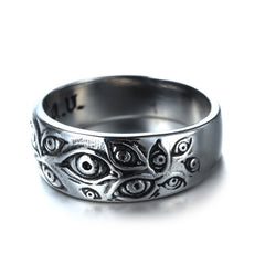 Gothic Eye Ring Hip Hop Accessories