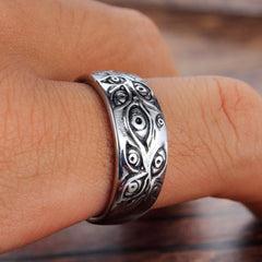Gothic Eye Ring Hip Hop Accessories