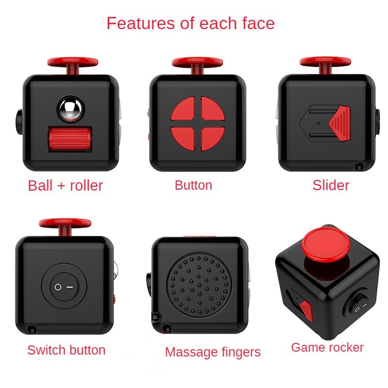 Fidget Dice Toy Cubes Anti Stress Hand Toys Child Aldult