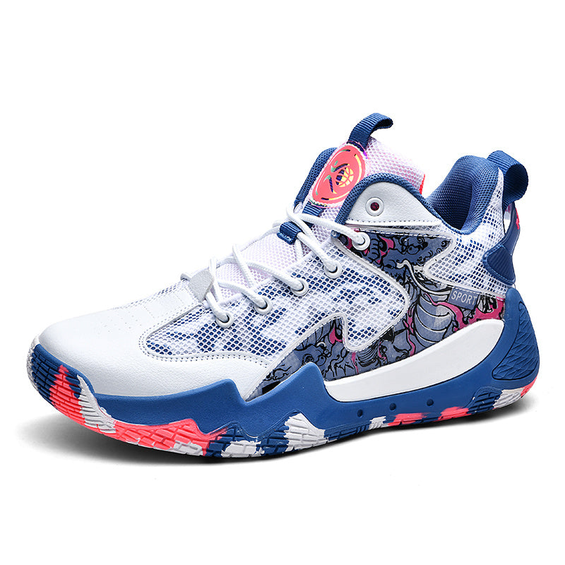 Mesh Breathable Print Basketball Shoes Women's Footwear