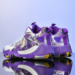 Mesh Breathable Print Basketball Shoes Women's Footwear