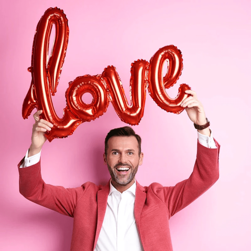 43'' Red LOVE Balloon - Ideal for Decorations