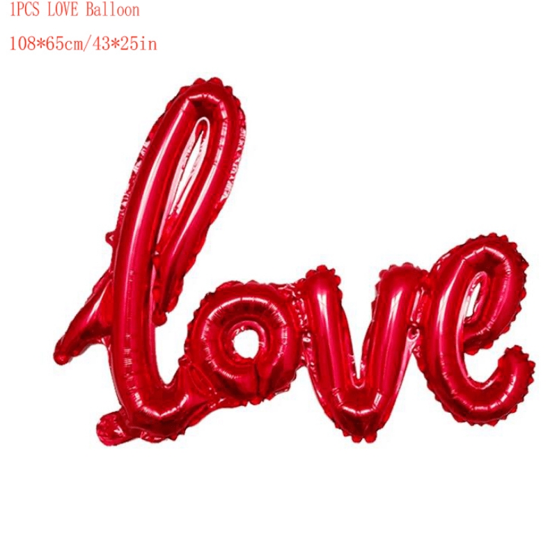 43'' Red LOVE Balloon - Ideal for Decorations