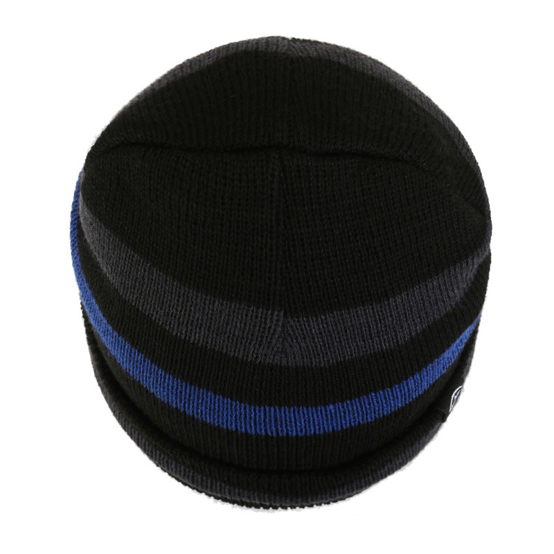 Stripes Winter Beanie Hat Breathable & Comfortable Holiday Gift