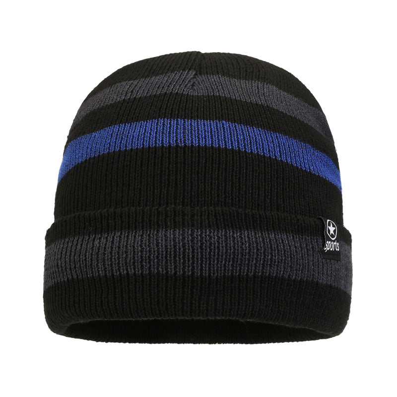 Stripes Winter Beanie Hat Breathable & Comfortable Holiday Gift