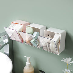Mini Wall Organizer Makeup Pads Swab Storage Box