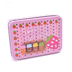 Mini Tin Metal Container Stylish Storage Box Jewelry Cards Coins