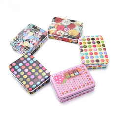 Mini Tin Metal Container Stylish Storage Box Jewelry Cards Coins