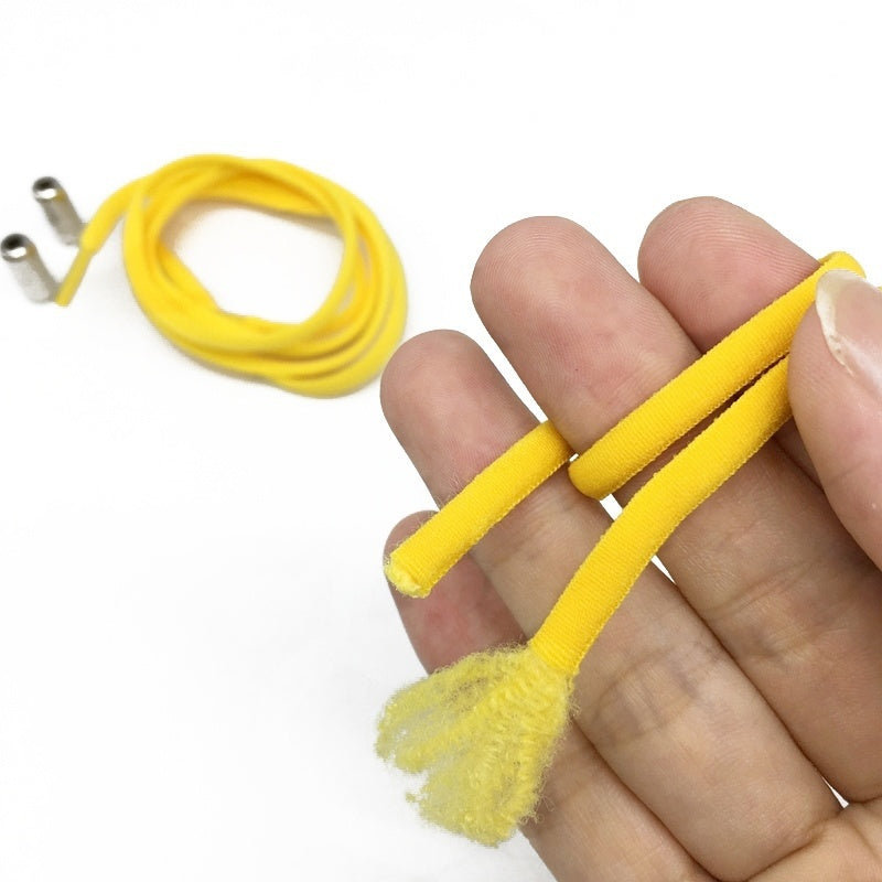 Elastic Non Tie Quick Metal Laces for Adult Sports