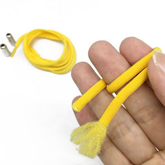 Elastic Non Tie Quick Metal Laces for Adult Sports