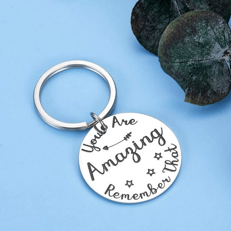 2021 Inspirational Birthday Keychain BFF Women Men Thank You Gift