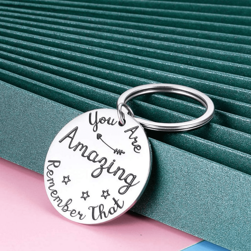 2021 Inspirational Birthday Keychain BFF Women Men Thank You Gift