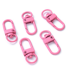 5pcs Multicolor Lobster Clasp Clips Key Chain Ring Buckle Hook