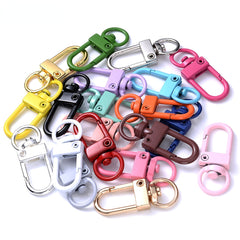 5pcs Multicolor Lobster Clasp Clips Key Chain Ring Buckle Hook