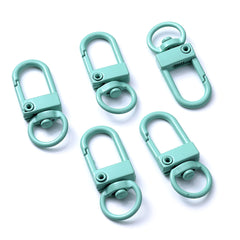 5pcs Multicolor Lobster Clasp Clips Key Chain Ring Buckle Hook