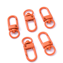 5pcs Multicolor Lobster Clasp Clips Key Chain Ring Buckle Hook