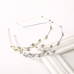 Rhinestone Star Headband Hair Accessories Party Head Band
