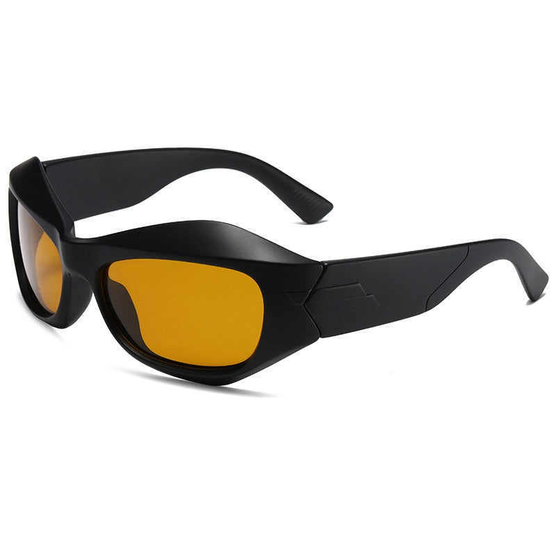 Y2K Polarized Sunglasses Wrap Around Sports Glasses UV400