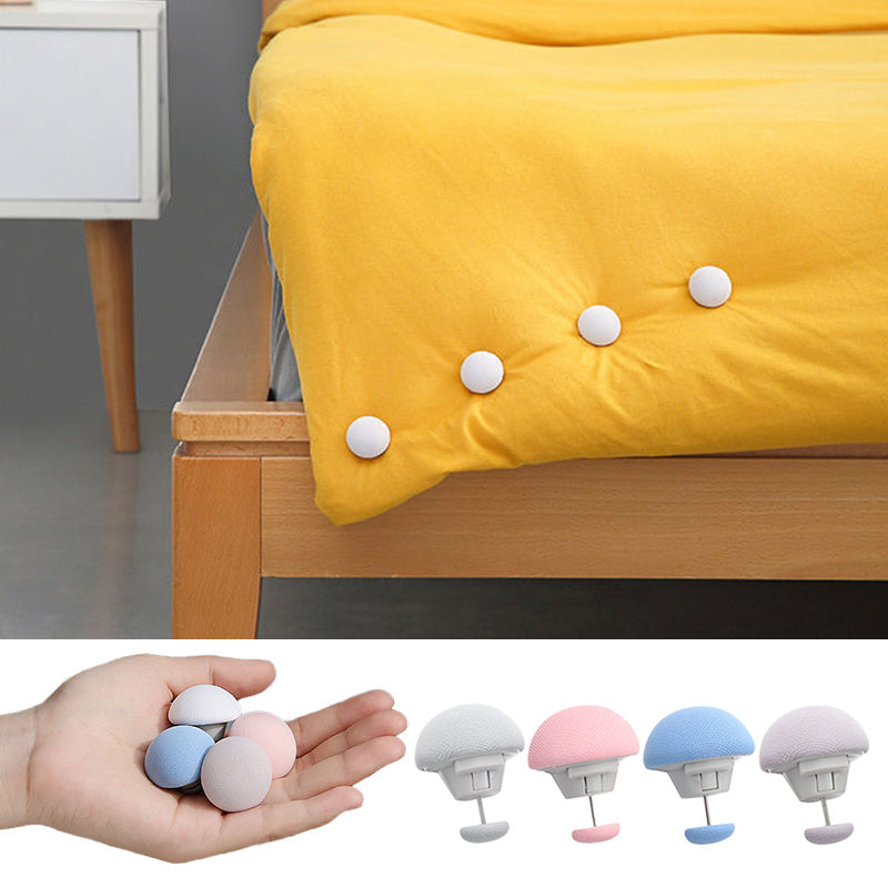 Mushroom Quilt Holder Macaron Duvet Cover Clip Non-slip Quilt Blanket Clip