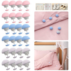 Mushroom Quilt Holder Macaron Duvet Cover Clip Non-slip Quilt Blanket Clip