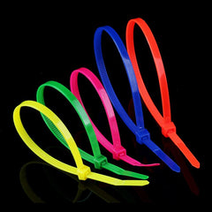 100pcs Nylon Self Locking Cable Zip Ties Fasten Cable