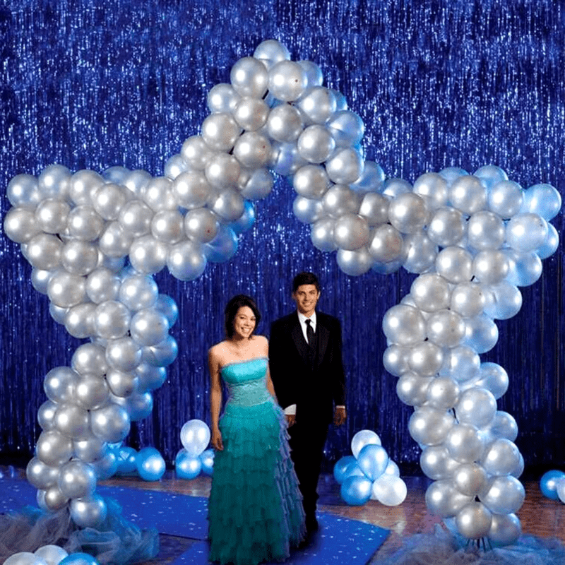 Laser Dark Balloon Rain Curtain Decoration