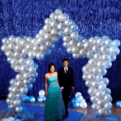 Laser Dark Balloon Rain Curtain Decoration
