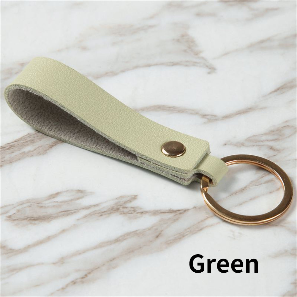 PU Leather Keychain Business Gift Car Keyring Wallet Pendant Keyring