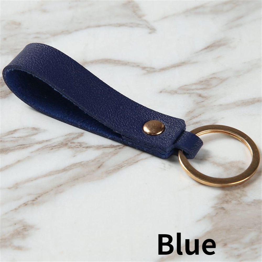 PU Leather Keychain Business Gift Car Keyring Wallet Pendant Keyring