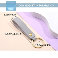 PU Leather Keychain Business Gift Car Keyring Wallet Pendant Keyring
