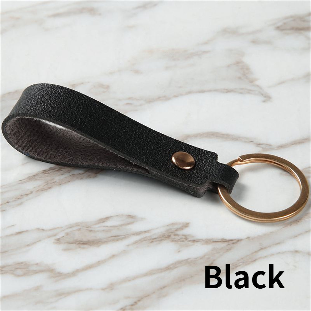 PU Leather Keychain Business Gift Car Keyring Wallet Pendant Keyring