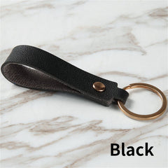PU Leather Keychain Business Gift Car Keyring Wallet Pendant Keyring