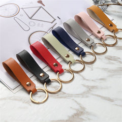 PU Leather Keychain Business Gift Car Keyring Wallet Pendant Keyring