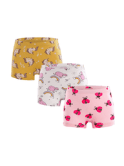 Girls Unicorn Rainbow Graphics Cotton Panties