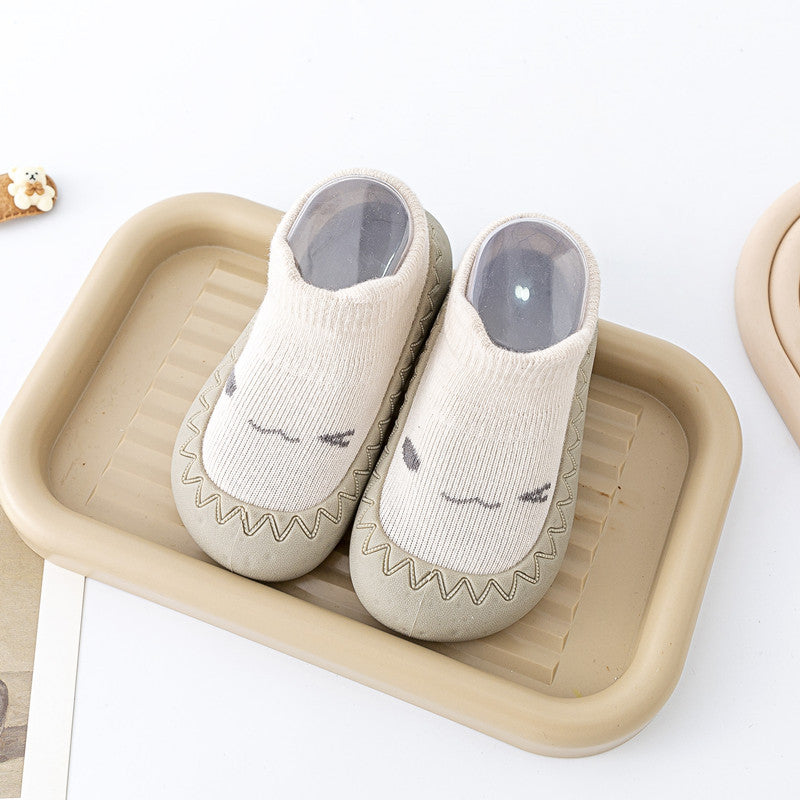 Cartoon Pattern Print Sock Shoes for Baby Boys and Girls