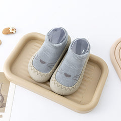 Cartoon Pattern Print Sock Shoes for Baby Boys and Girls