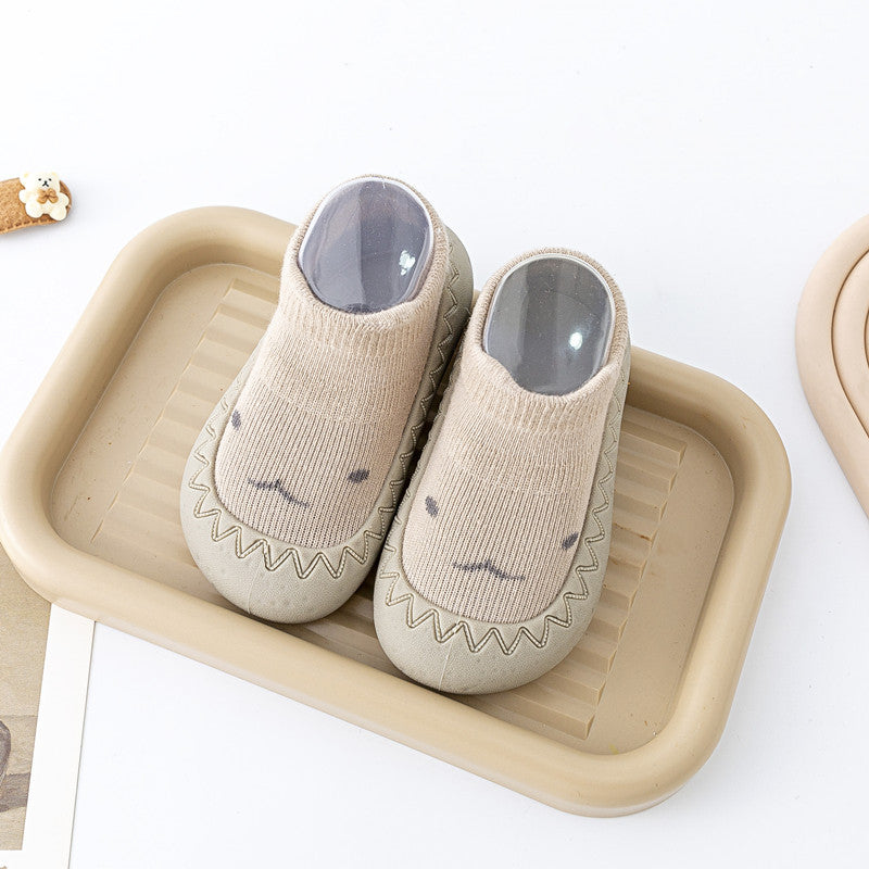 Cartoon Pattern Print Sock Shoes for Baby Boys and Girls